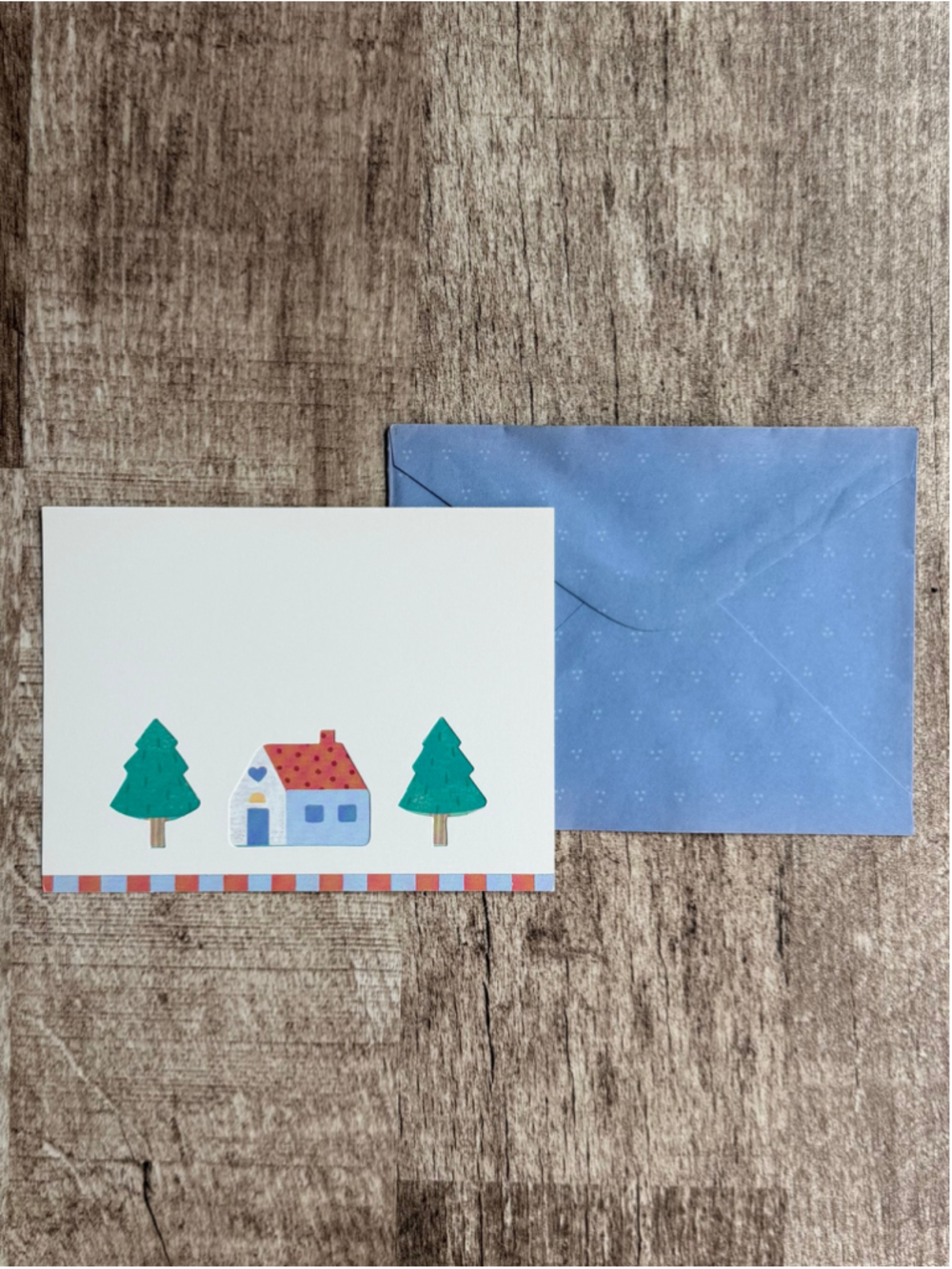 Vintage Current Inc Countryside House Note Cards Envelopes Set of 7 Blank Cards